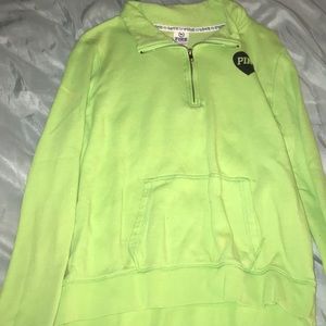 Pink Green Quarterzip